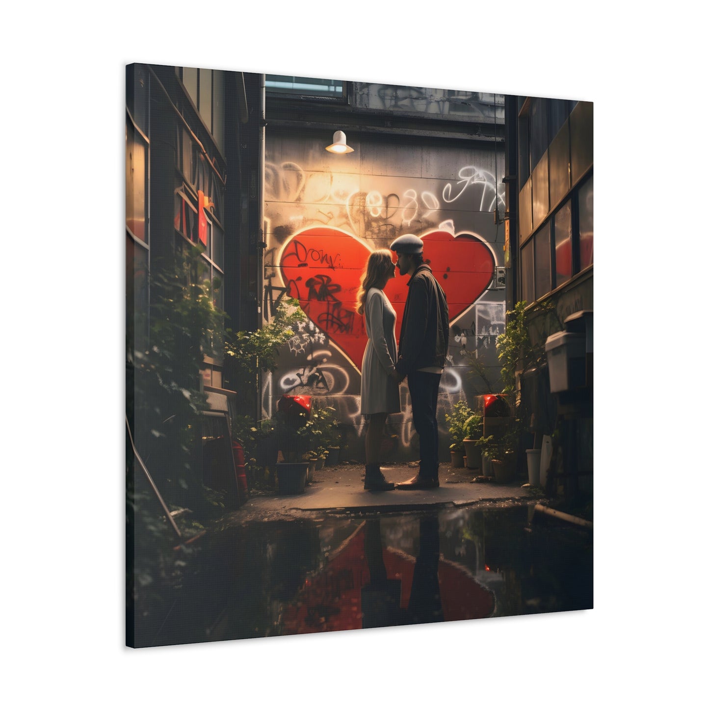 Jennifer Forest. Urban Love Story. Exclusive Canvas Print