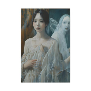 Haruto Tanaka .The Ghostly Veil of Reminiscence. Exclusive Canvas Print