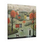 John Carr. Autumnal Promenade Exclusive Canvas Print