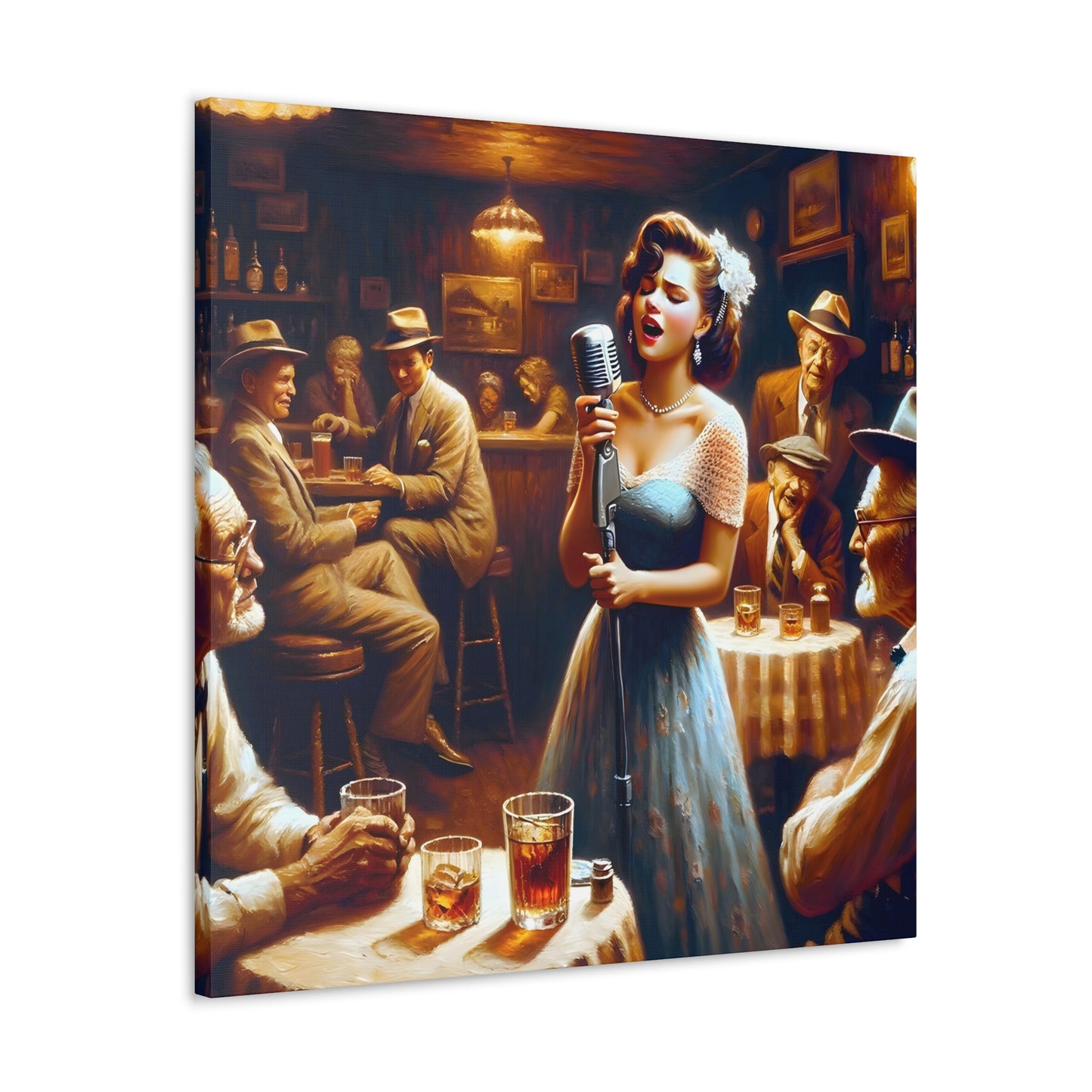 Evelyn Rosseau. The Girl Who Sang the Blues. Exclusive Canvas Print