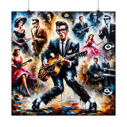 The Magic of the 1950s Buddy Holly Tribute Poster Ediotion