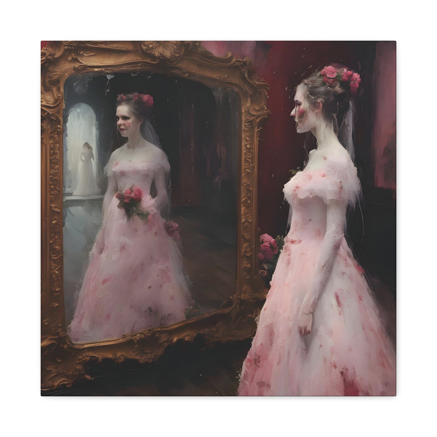 Clara Belle Fontaine.Reflections of a Timeless Moment. Exclusive Canvas Print