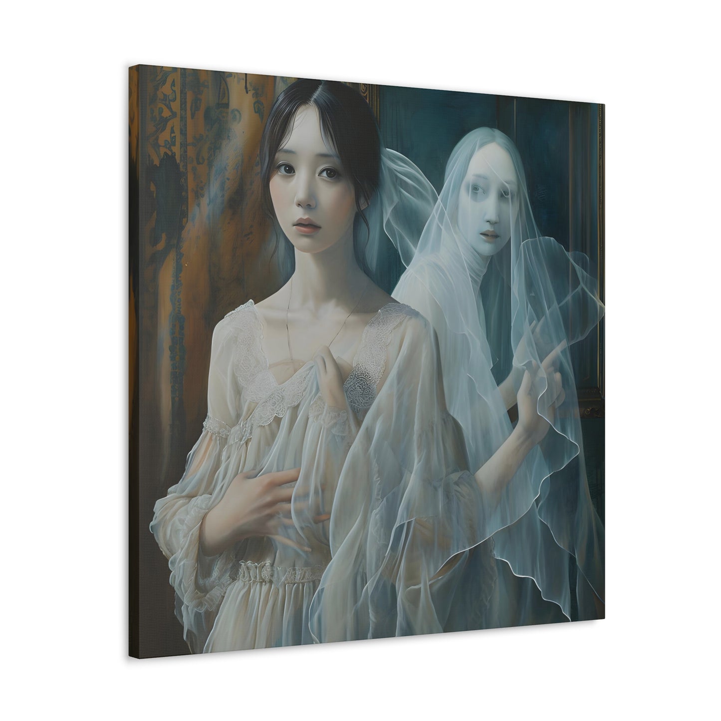 Haruto Tanaka .The Ghostly Veil of Reminiscence. Exclusive Canvas Print