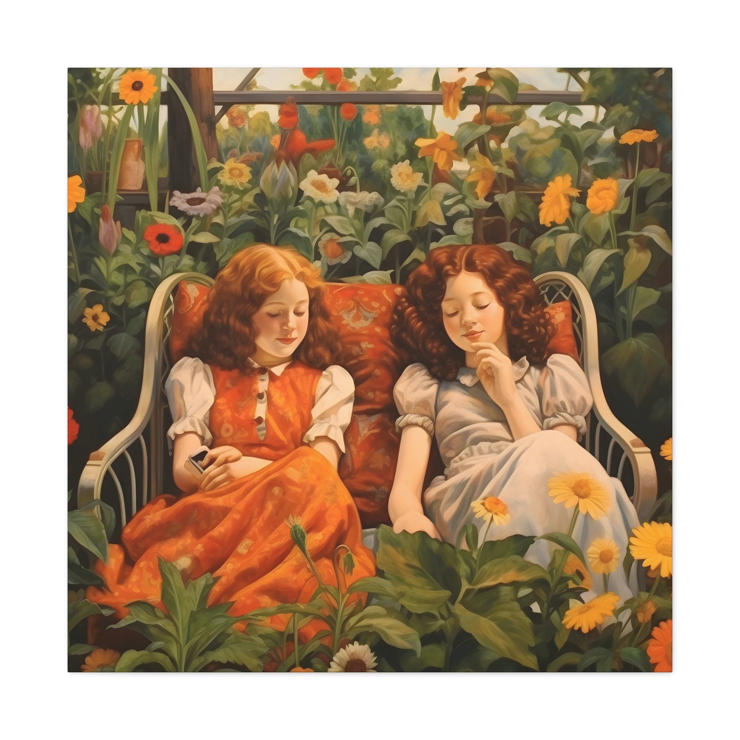Lillian Hawthorne. Serenity in Bloom. Exclusive Canvas Print