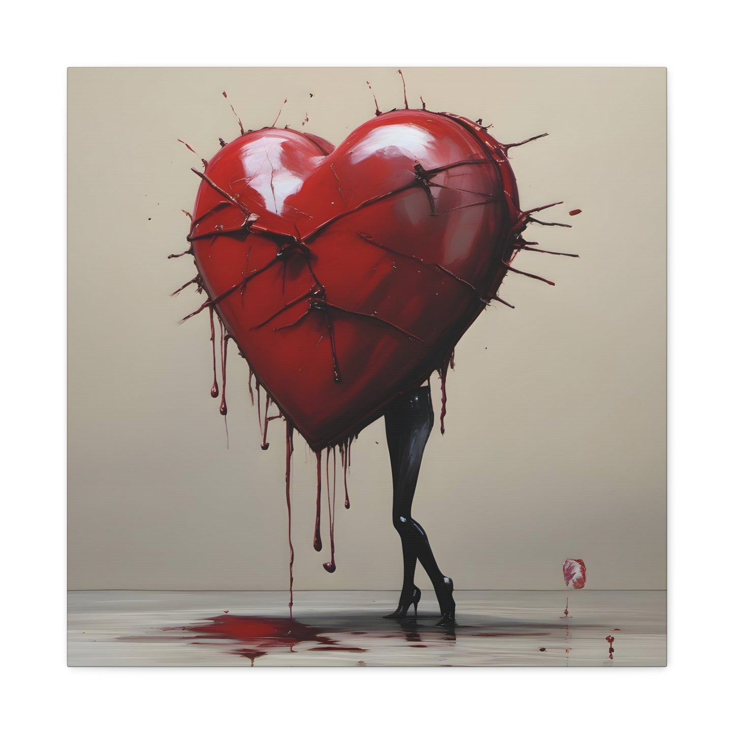 Paul Filmer. Bleeding Love. Exclusive Canvas Print