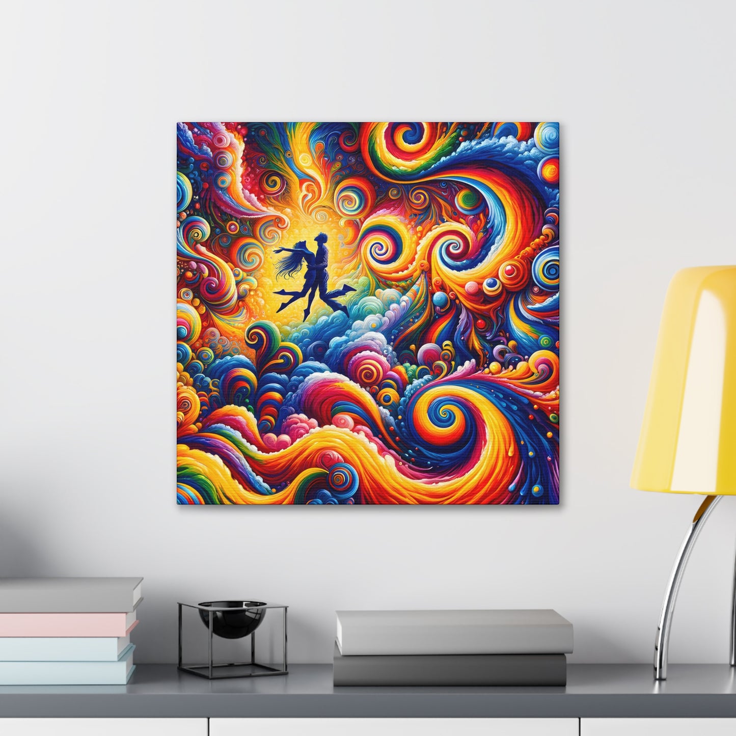 Clara Bellefonte. Embrace of the Cosmos. Exclusive Canvas Print