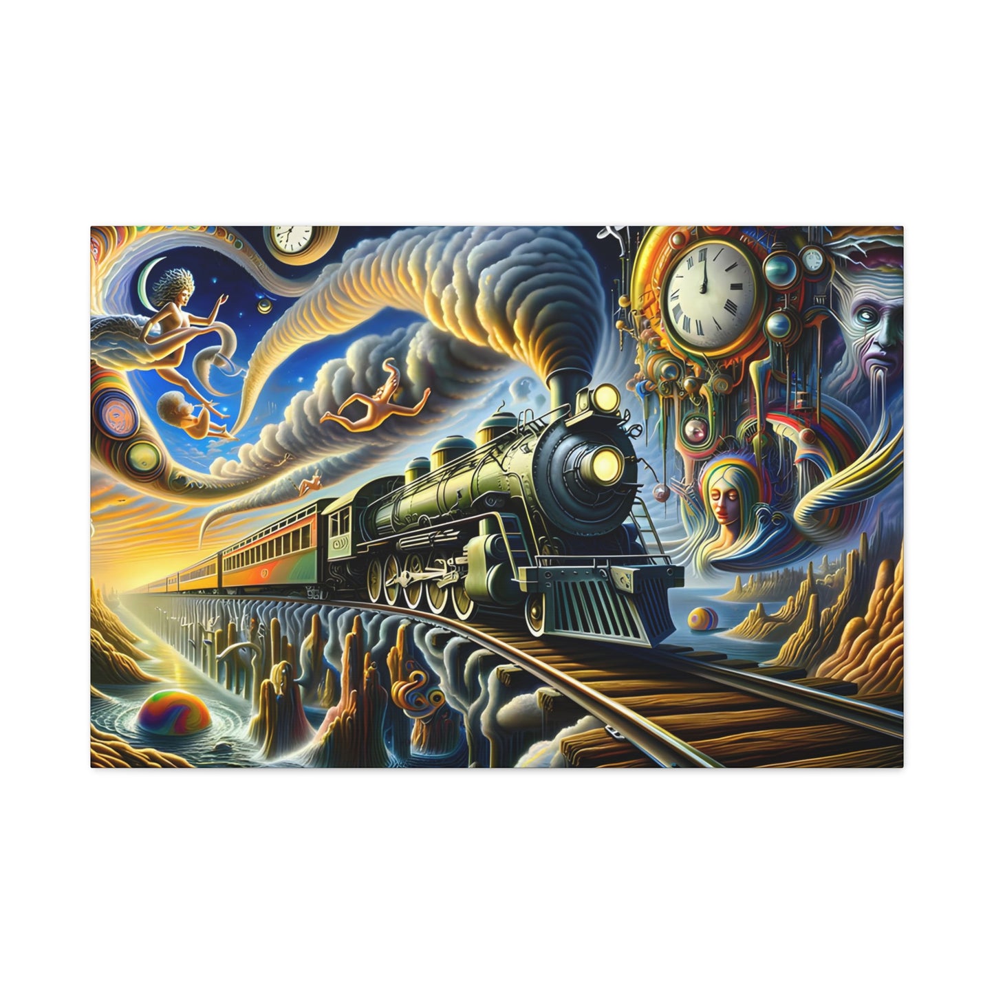 Vincent Marlowe. Odyssey to Eternity: Homage to The Day the Music Died. Exclusive Canvas Print