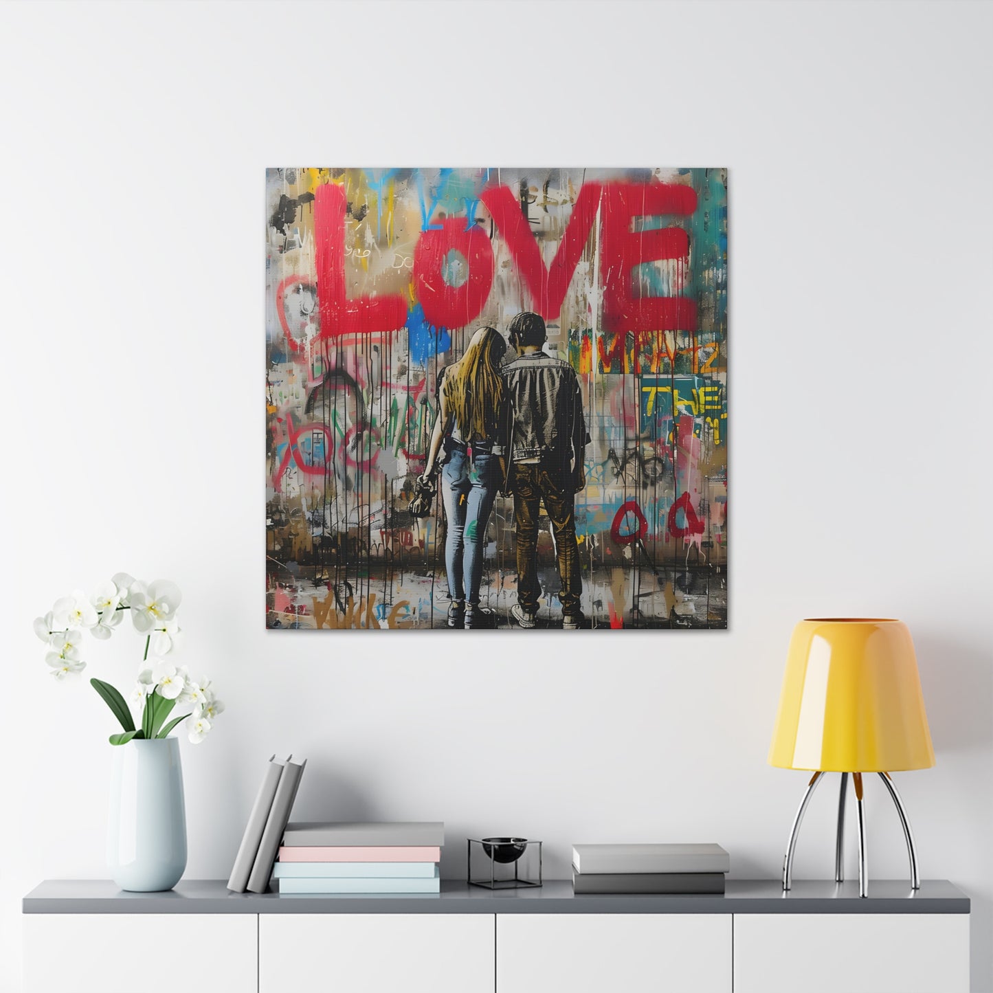 Nico Verruci. Together Against the Canvas of Time. Exclusive Canvas Print