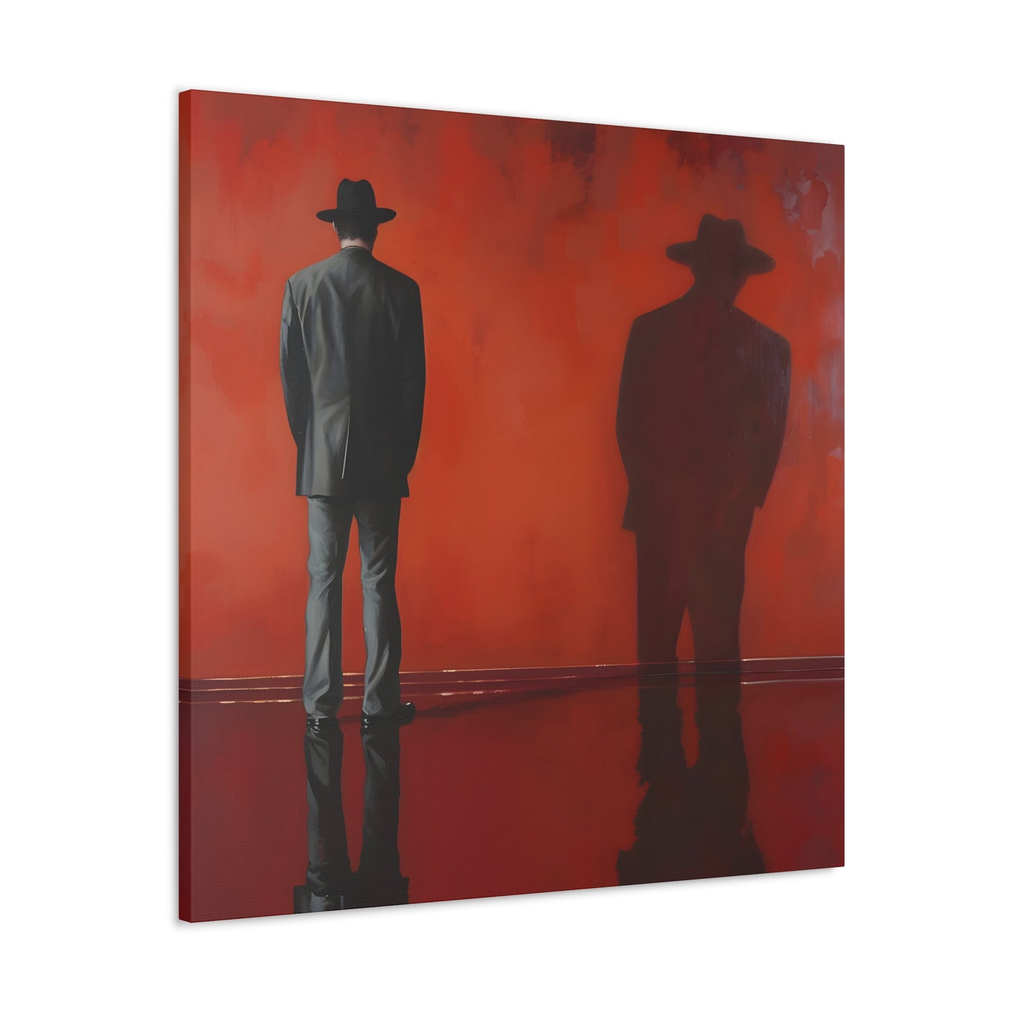 Theo Reddington..Crimson Echoes. Exclusive Canvas Print
