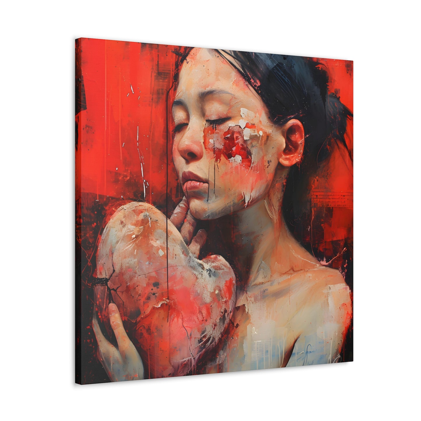 Haruto Tanaka Embrace of the Vulnerable. Exclusive Canvas Print