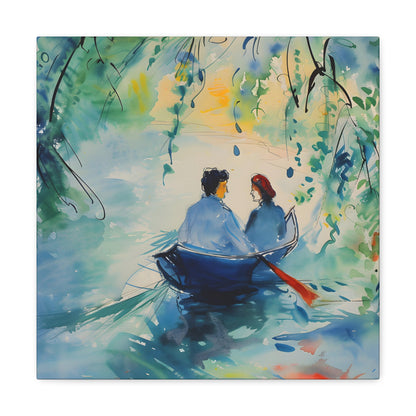 Eloise Seraphine,. Quietude on the Lake. Exclusive Canvas Print