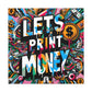 Cash Monet. Economic Euphoria. Exclusive Canvas Print