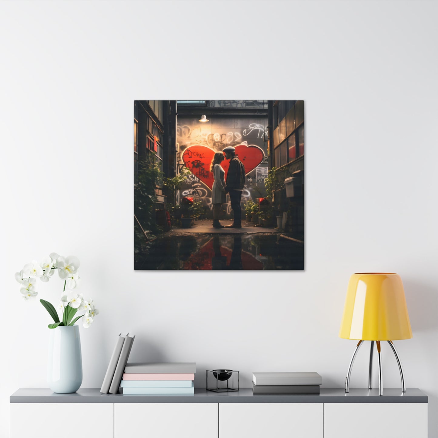 Jennifer Forest. Urban Love Story. Exclusive Canvas Print