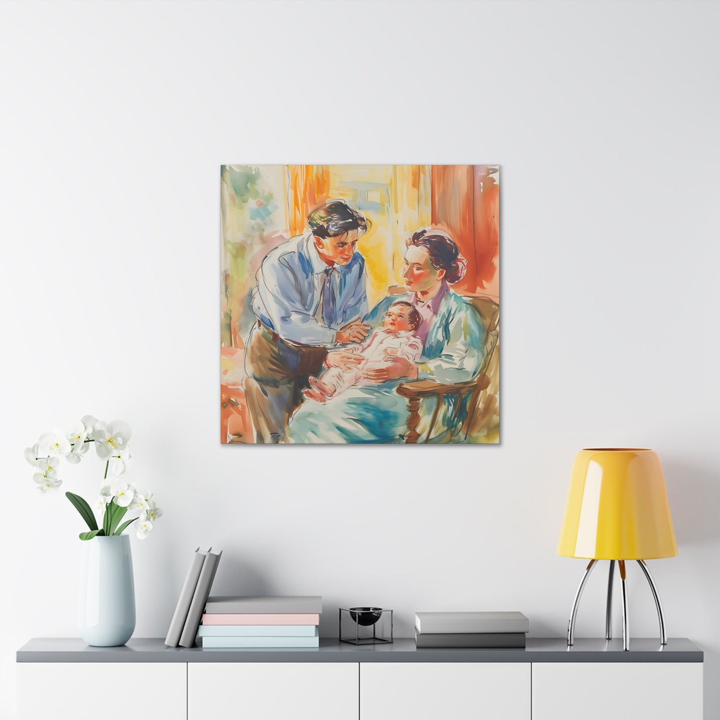 Eloise Seraphine. New Beginnings: Embracing Life's Gentle Unfolding. Exclusive Canvas Print
