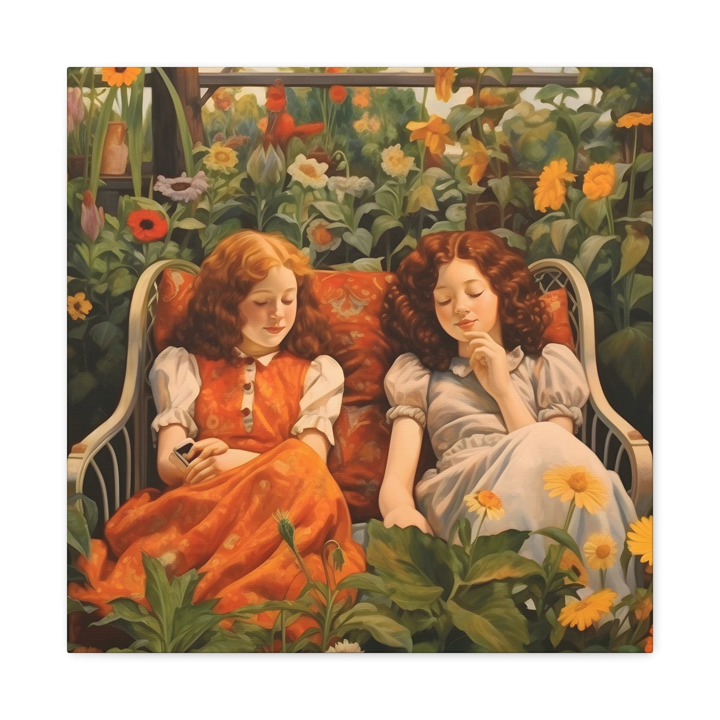 Lillian Hawthorne. Serenity in Bloom. Exclusive Canvas Print