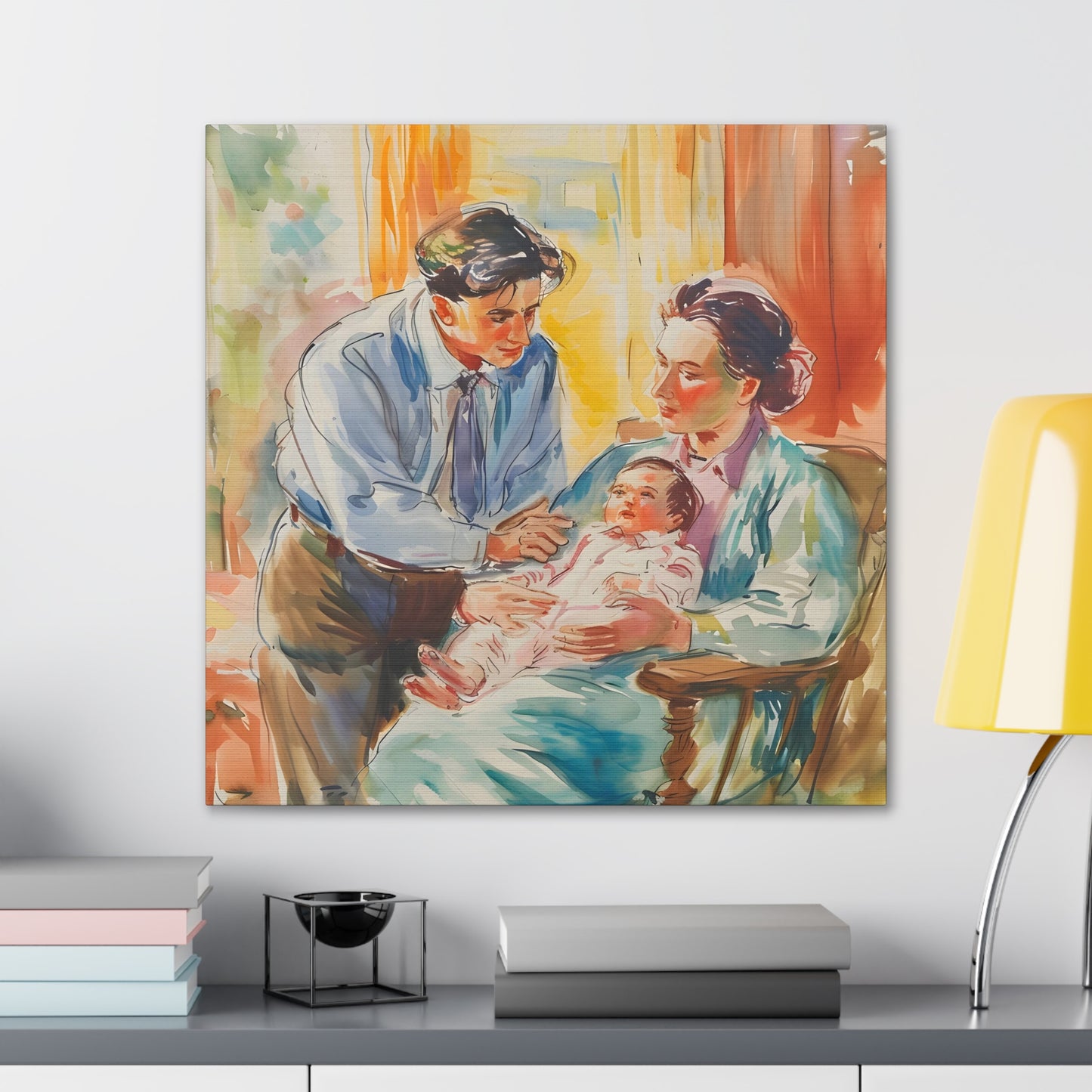 Eloise Seraphine. New Beginnings: Embracing Life's Gentle Unfolding. Exclusive Canvas Print
