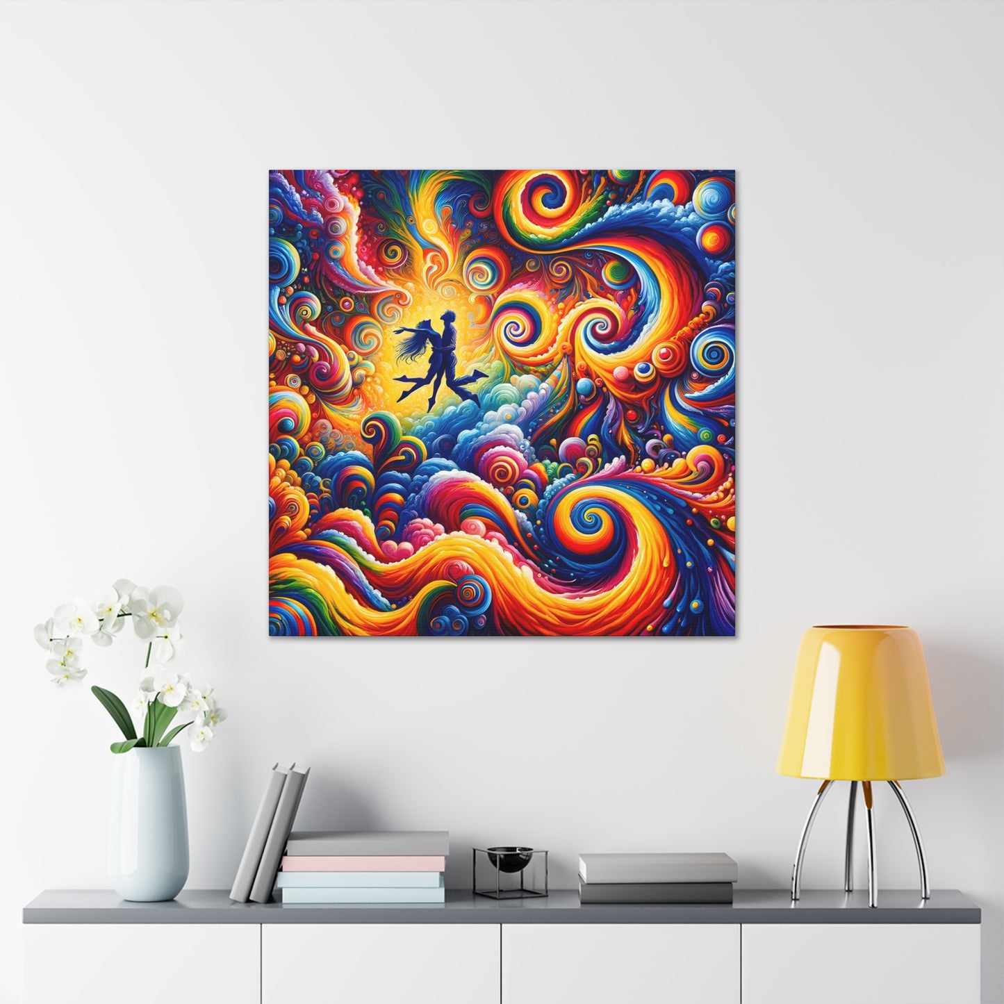 Clara Bellefonte. Embrace of the Cosmos. Exclusive Canvas Print