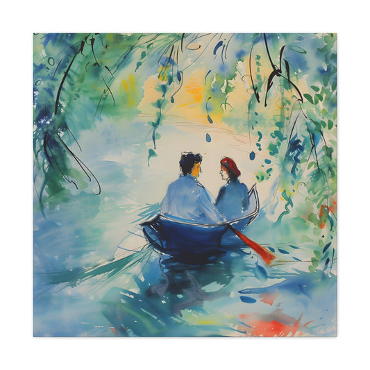 Eloise Seraphine,. Quietude on the Lake. Exclusive Canvas Print