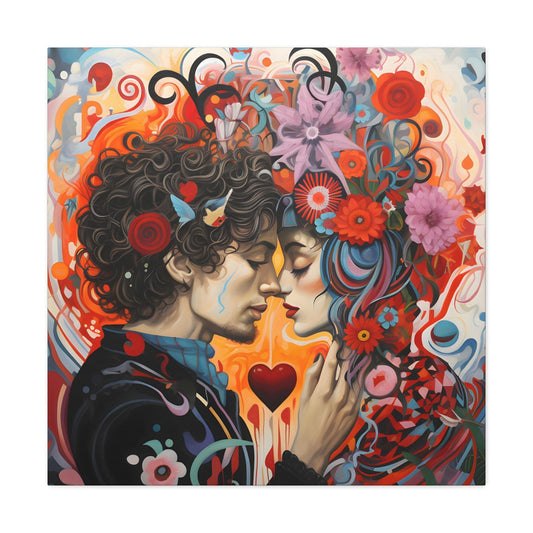 Alegria Del Alma. Cosmic Embrace. Exclusive Canvas Print