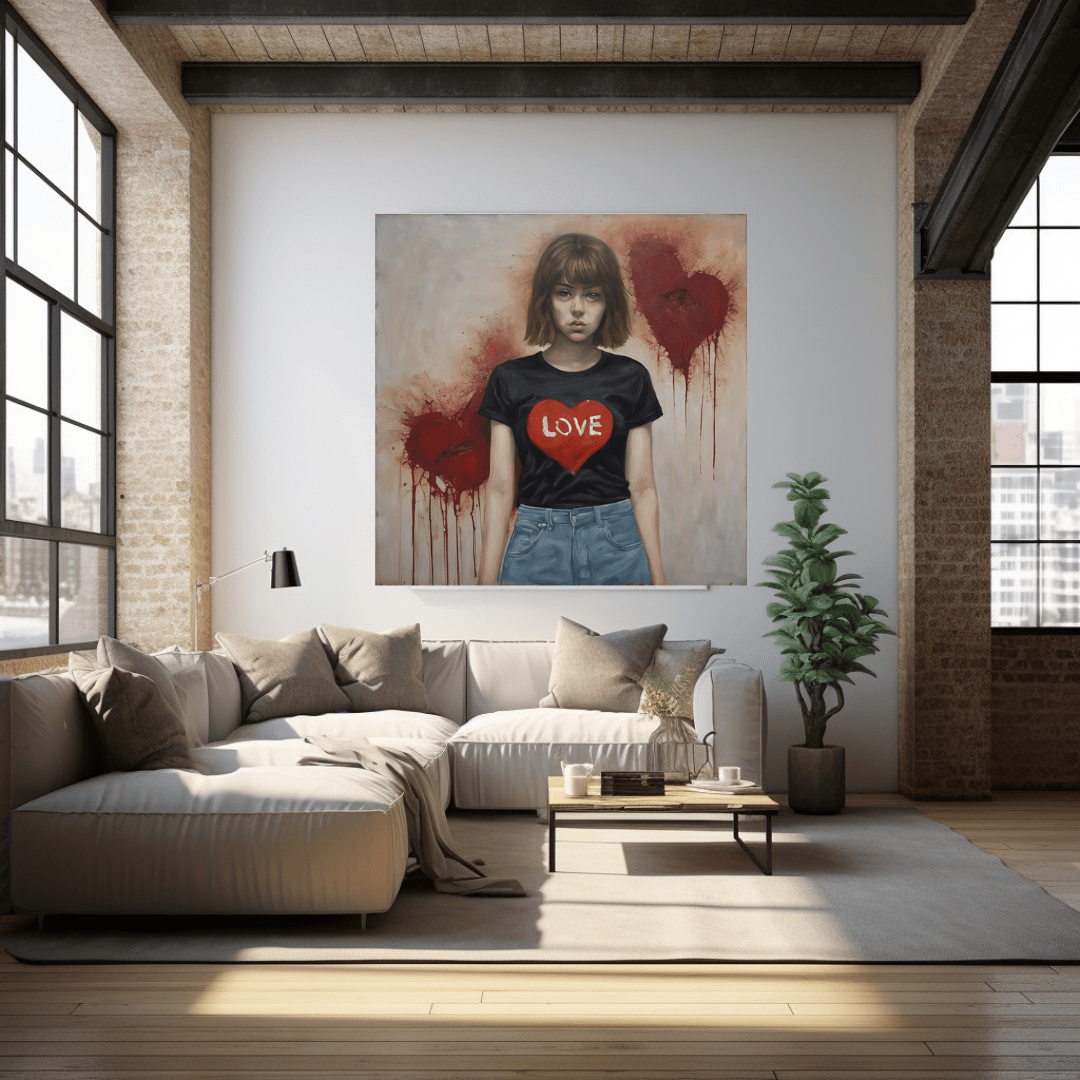 Elara Black. Shattered Affections. Exclusive Canvas Print
