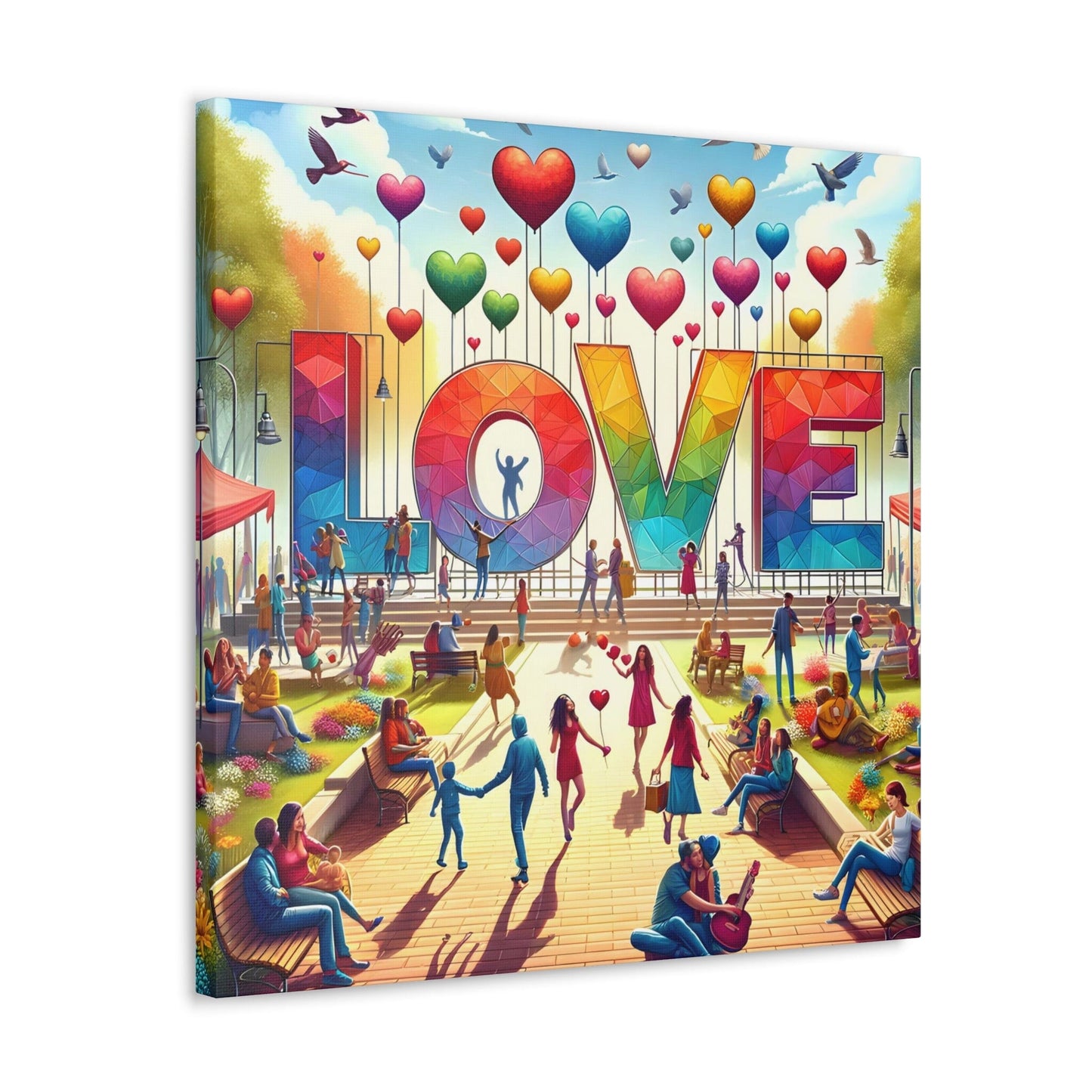 Emily Carson. Love Unleashed. Exclusive Canvas Print