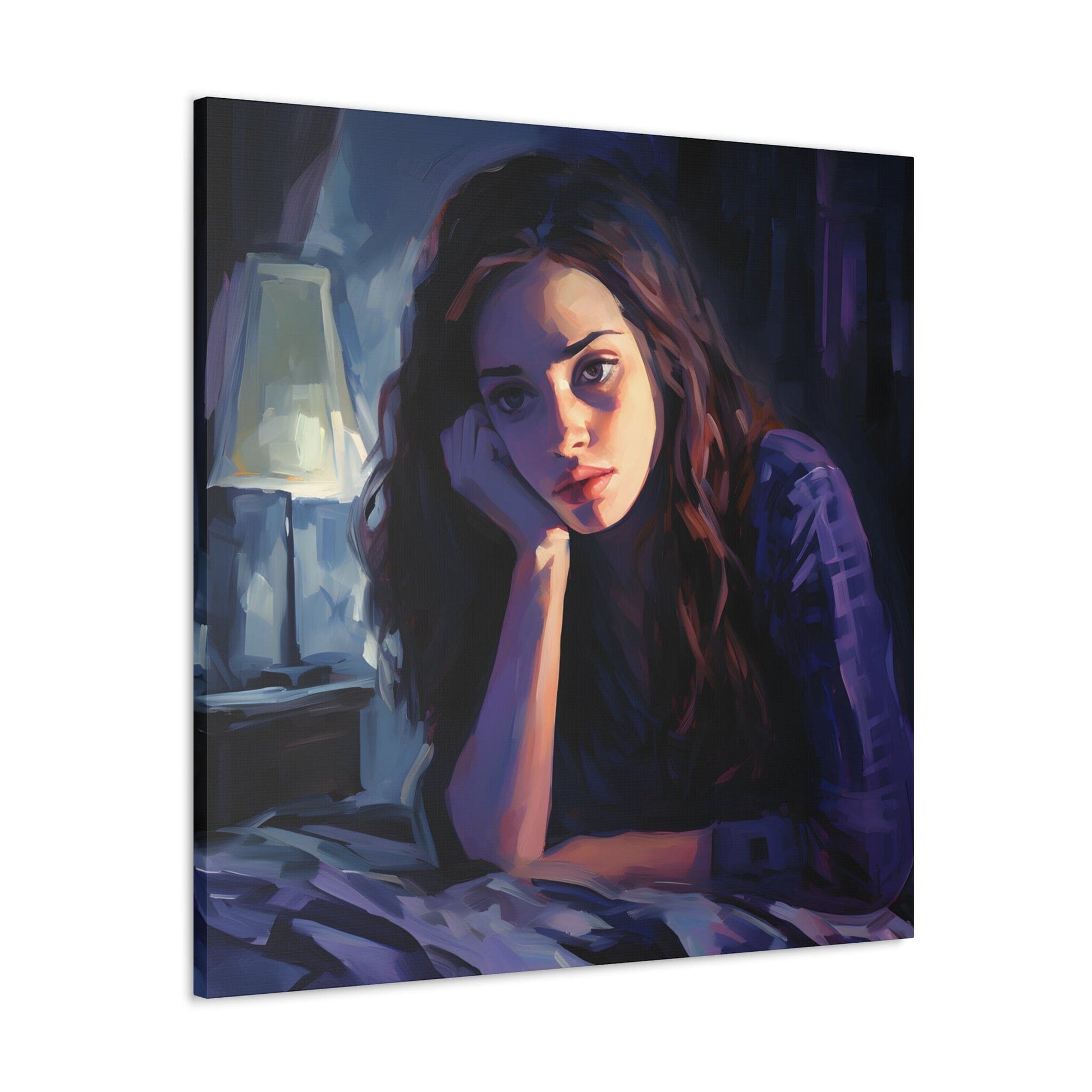 Isabella Caro.Midnight Musings. Exclusive Canvas Print