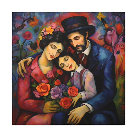 Isabella Fiore. Floral Embrace. Exclusive Canvas Print