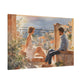 Isabella Marianne Fiori: Whispers by the Sea: Moments of Golden Intimacy. Canvas Graphic Print.