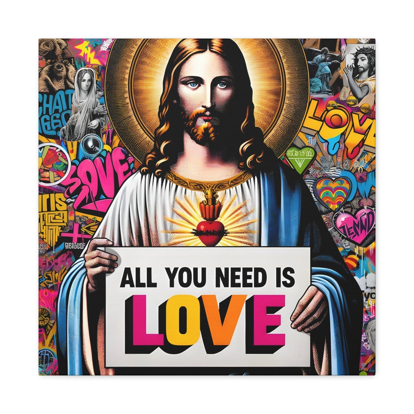 Julian Ardley .Divine Message of Love. Exclusive Graphic Art print
