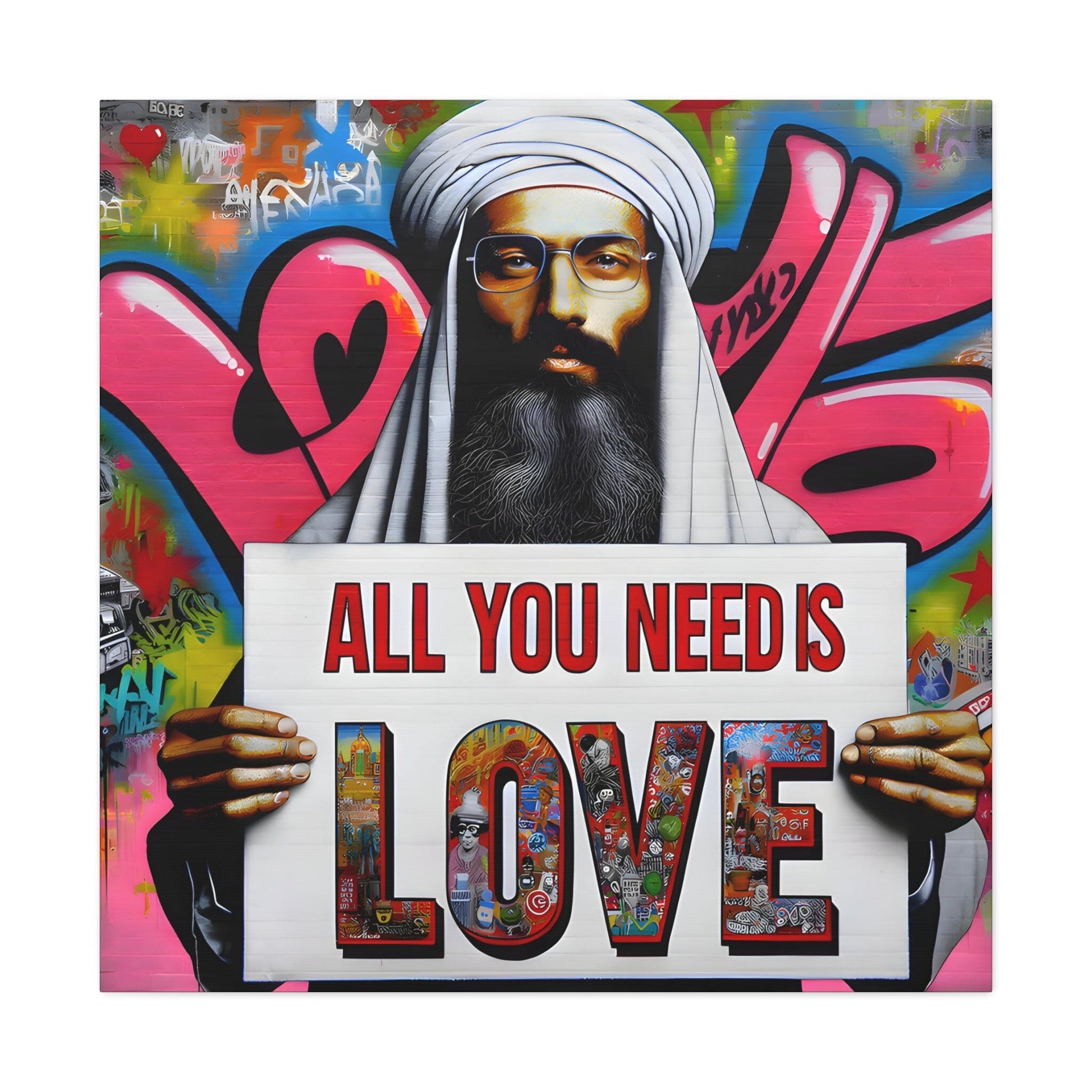 Julian Ardley. Islamic Icon of Amour. Exclusive Graphic Canvas Print.