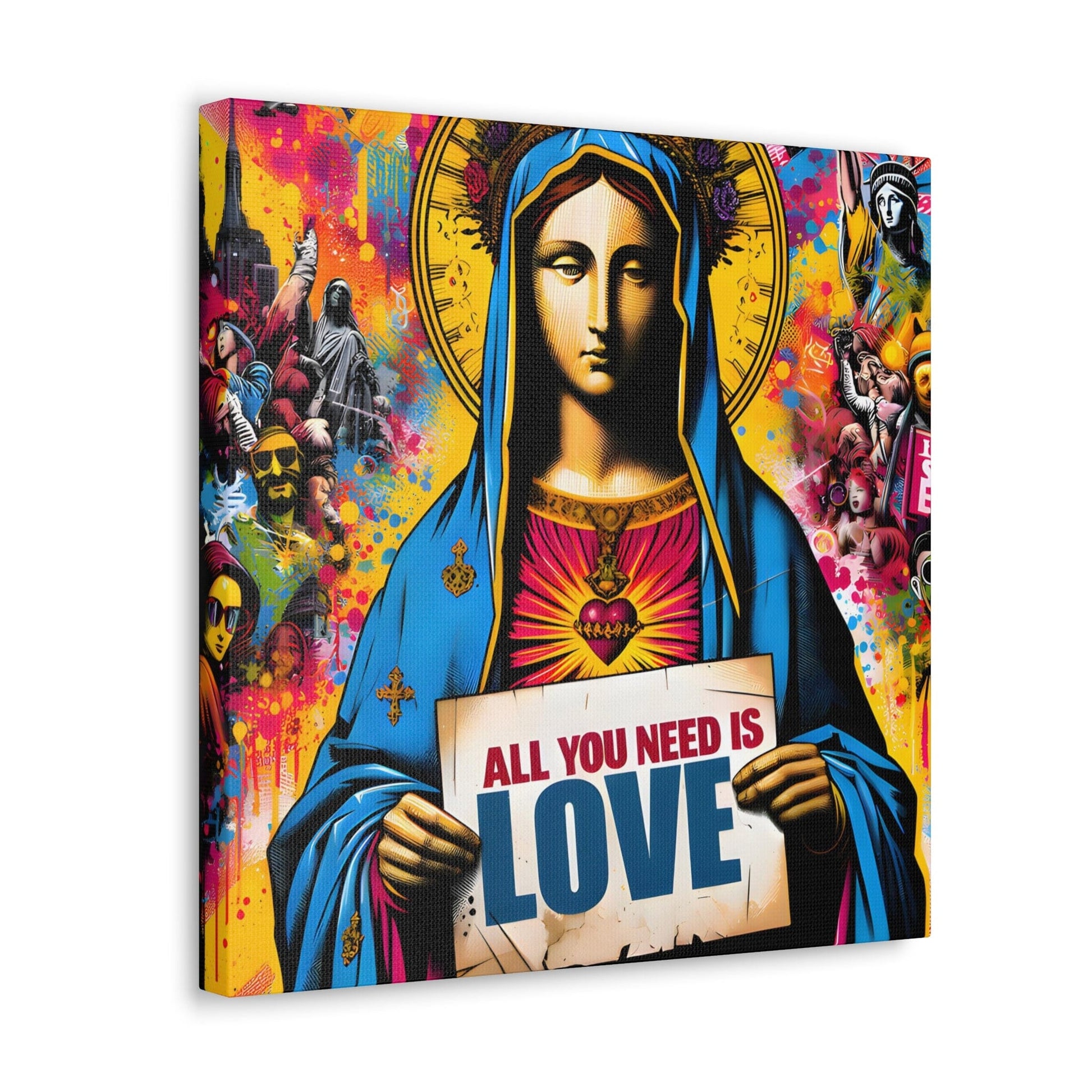Julian Ardley. Madonna of Love. Exclusive Graphic Canvas.