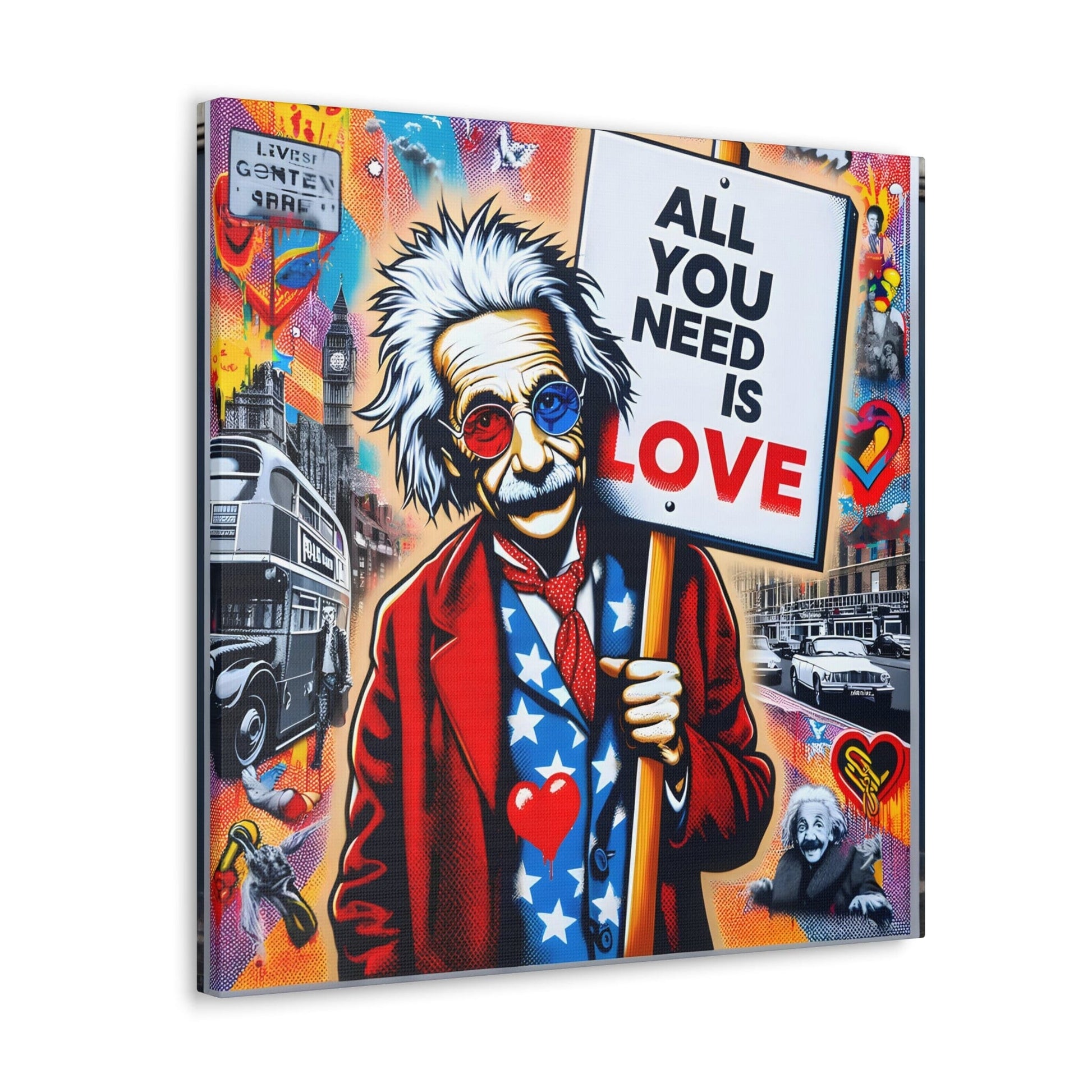 Julian Ardley. Relativity of Love. Exclusive Canvas Graphic Print.
