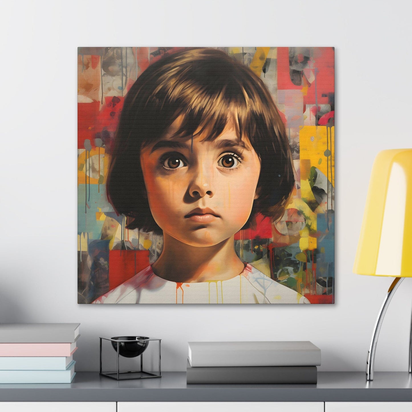Lila Hartley. Eyes of Innoncence. Exclusive Canvas Print