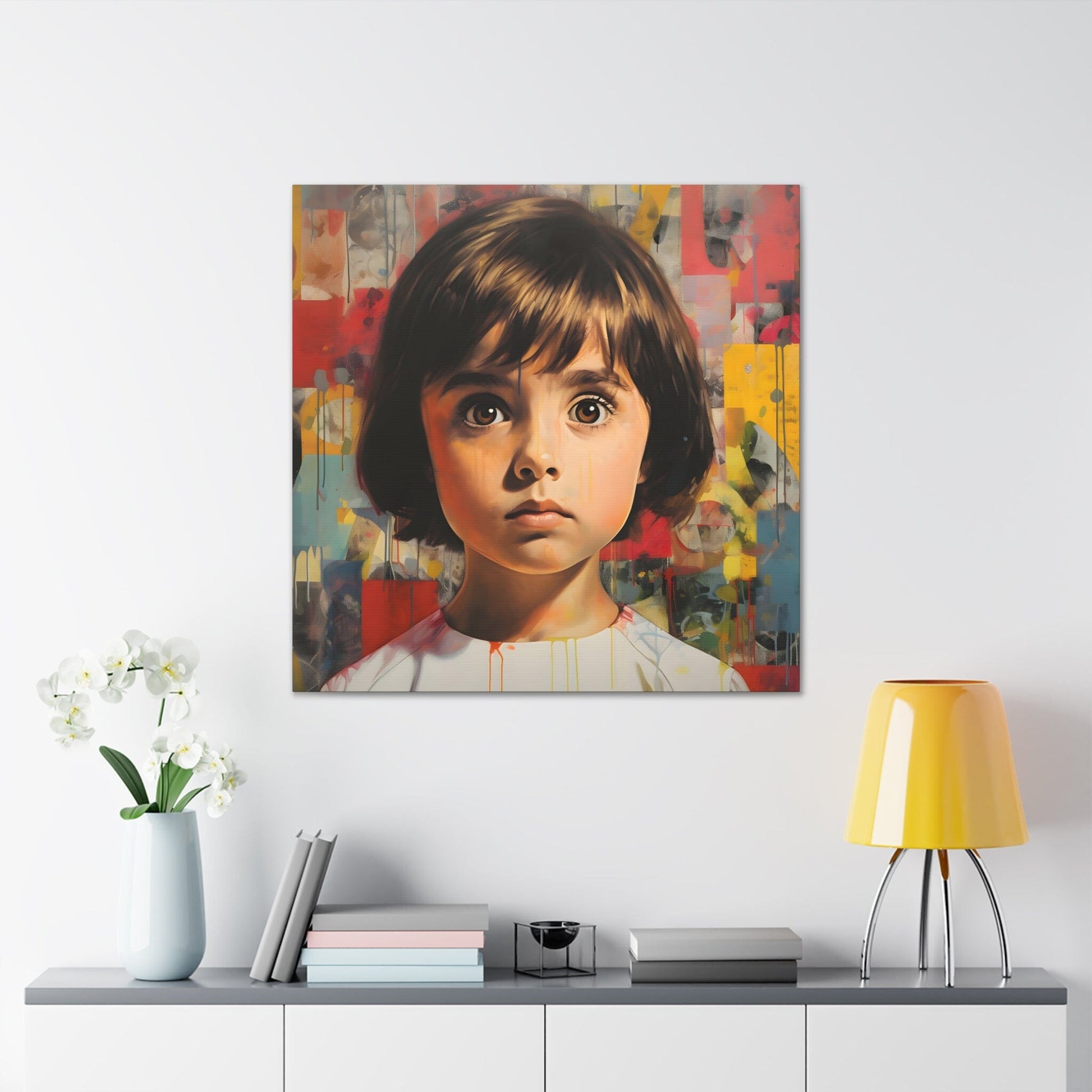 Lila Hartley. Eyes of Innoncence. Exclusive Canvas Print